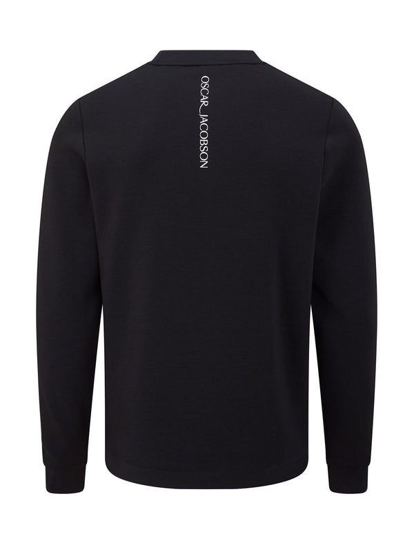 Johnstone Crew Neck Pullover- Pineneedle / Small- Oscar Jacobson Golf