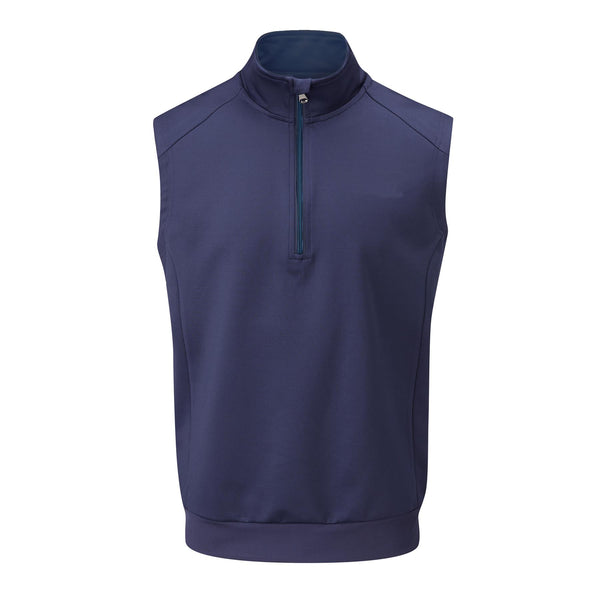 Trent Sleeveless Pullover- White / Small- Oscar Jacobson Golf
