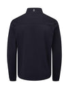 Hastings Quarter Zip Top- Black / Pewter / Small- Oscar Jacobson Golf