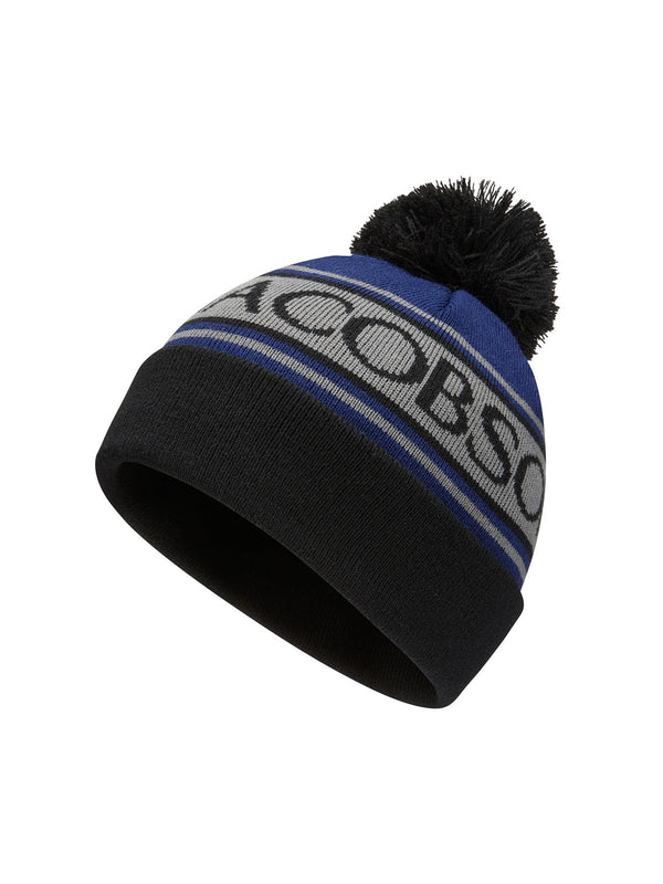 Gillies Knitted Hat- Navy/Black- Oscar Jacobson Golf