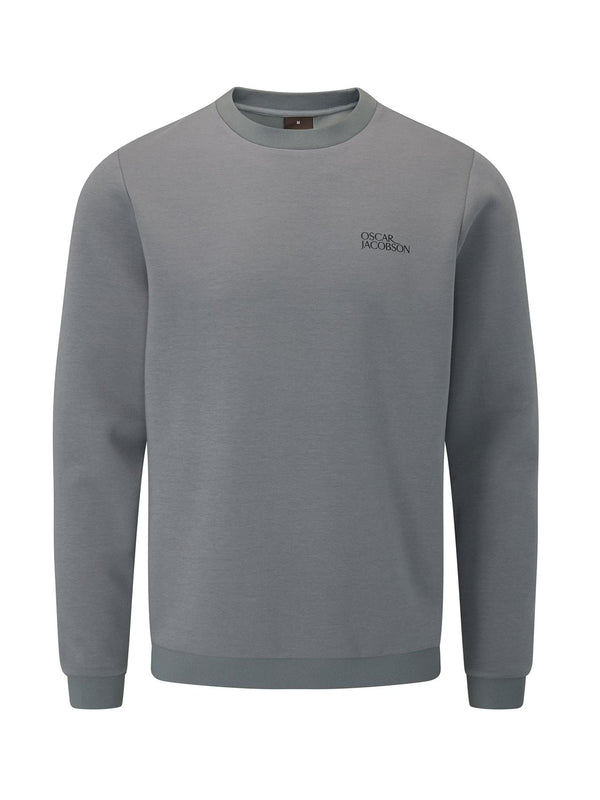 Johnstone Tour Crew Neck Pullover- Pineneedle / Small- Oscar Jacobson Golf