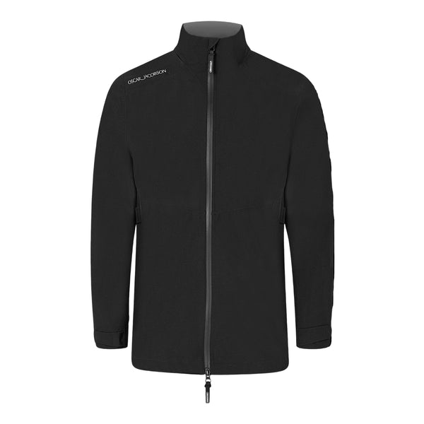 Alex Waterproof Jacket- Black/Pineneedle / Small- Oscar Jacobson Golf