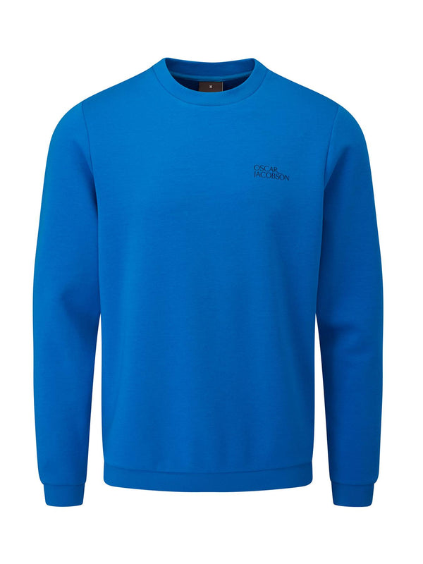 Johnstone Tour Crew Neck Pullover- Pineneedle / Small- Oscar Jacobson Golf