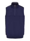 Westland Sleeveless Quarter Zip Pullover- Pineneedle / Small- Oscar Jacobson Golf