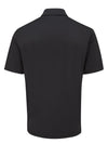 Ocar JacobsonBlack polo shirt on a white background