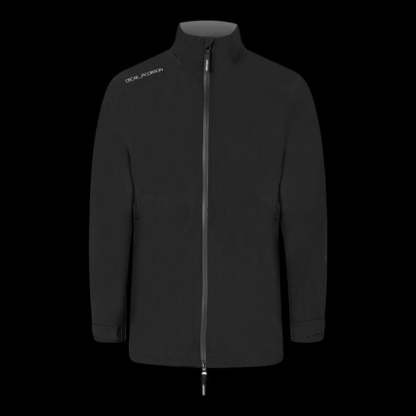 Alex Waterproof Jacket- Black/Pineneedle / Small- Oscar Jacobson Golf