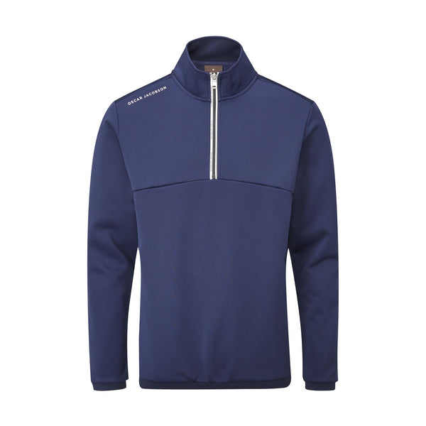 Longton Mid Layer- Black / Small- Oscar Jacobson Golf