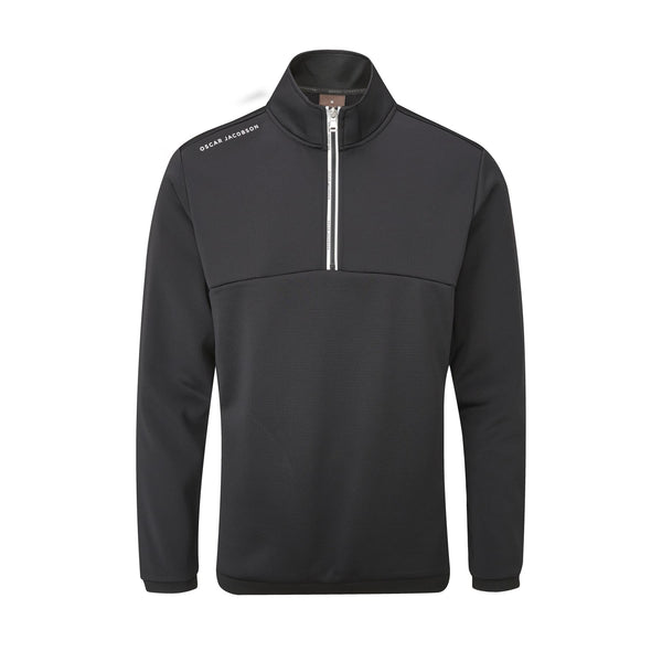 Longton Mid Layer- Black / XX-Large- Oscar Jacobson Golf