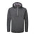Dayne Quarter Zip Hooded Pullover- Black Marl / XX-Large- Oscar Jacobson Golf