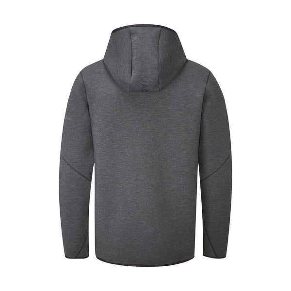 Dayne Quarter Zip Hooded Pullover- Black Marl / Small- Oscar Jacobson Golf