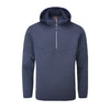 Dayne Quarter Zip Hooded Pullover- Black Marl / Small- Oscar Jacobson Golf