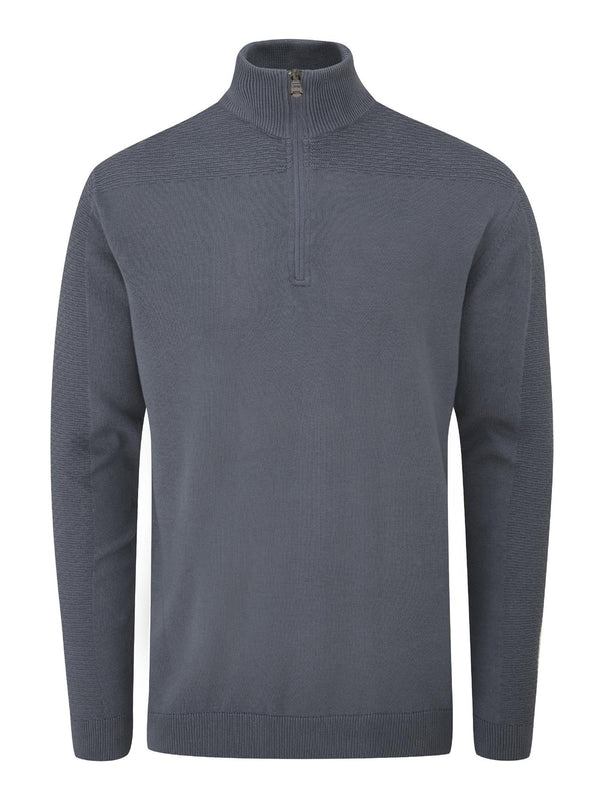 Winwood Half Zip Sweater- Navy / Small- Oscar Jacobson Golf