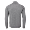 Warwick Pin Merino Zip Neck Sweater- Dark Grey / Small- Oscar Jacobson Golf
