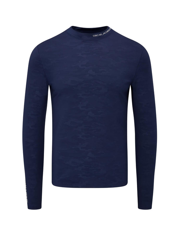 Hampton Debossed Camo Compression Base Layer- White / Small-White / Medium-White / Large-White / X-Large-White / XX-Large-Black / Small-Black / Medium-Black / Large-Black / X-Large-Black / XX-Large- Oscar Jacobson Golf