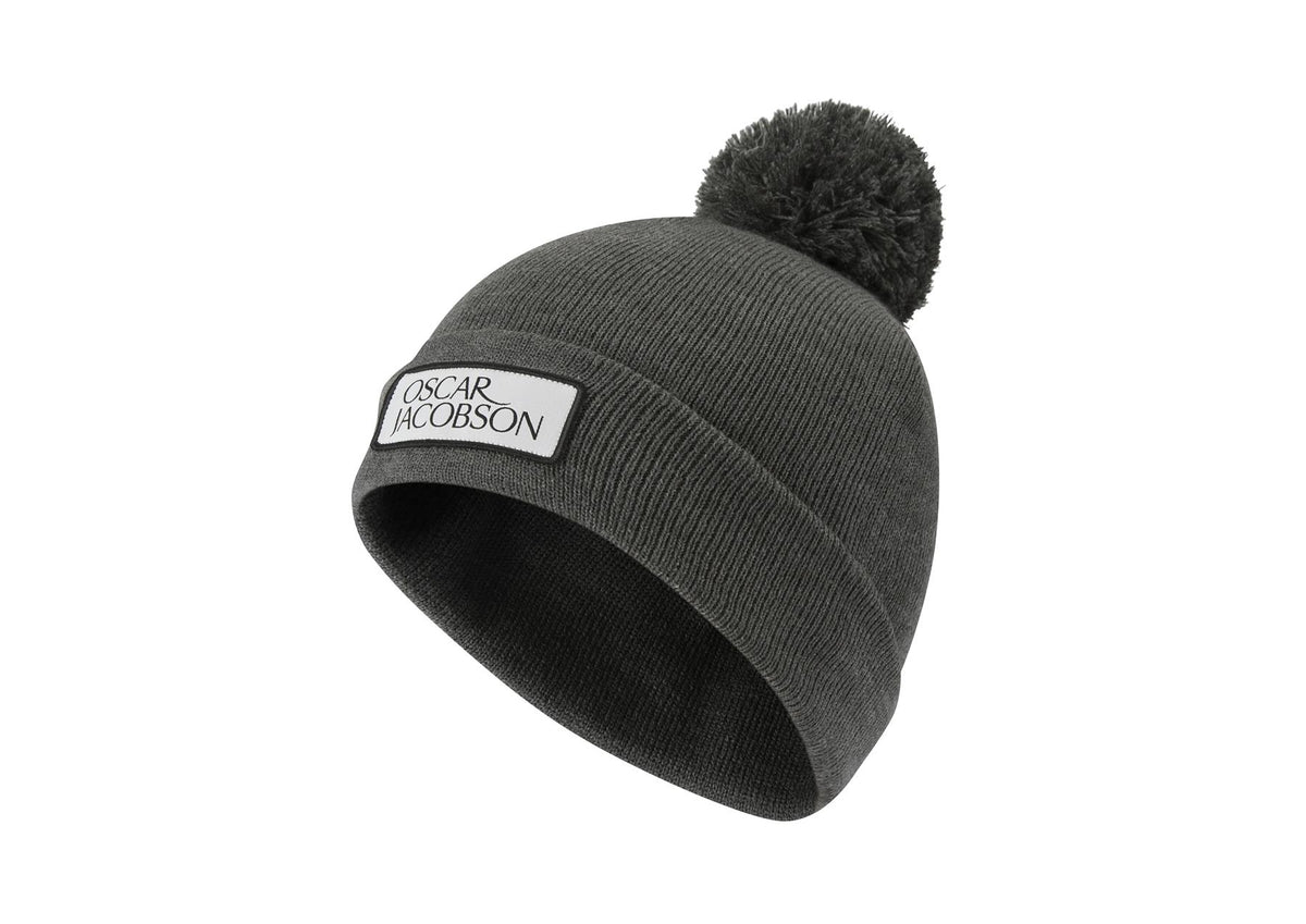 Oscar Jacobson Knitted Hat III – PEWTER MARL