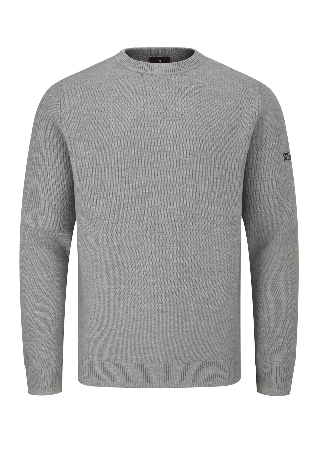 Oscar Jacobson Blackwell Sweater – PEWTER MARL