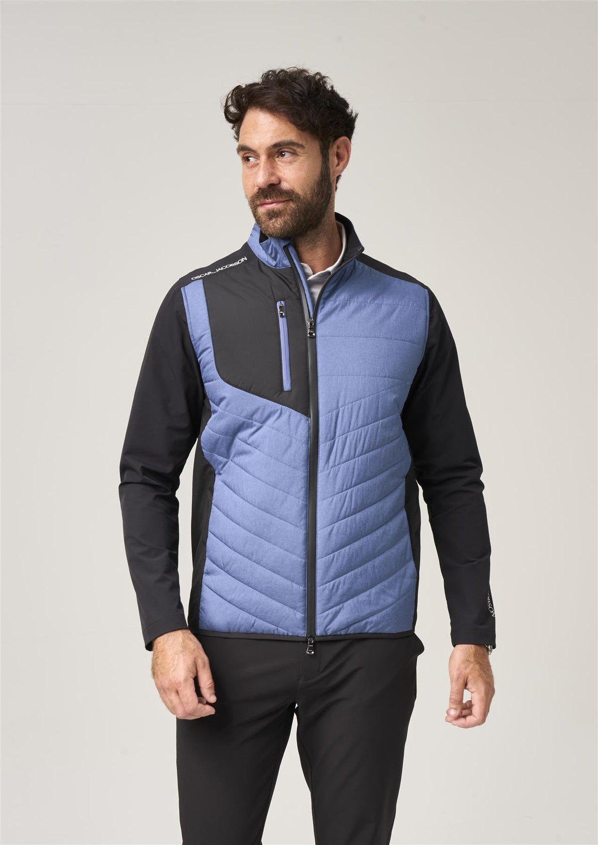 Oscar Jacobson Beaumont Padded Jacket – Savoy Blue