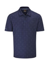 Burrows Polo Shirt- White / Small-White / Medium-White / Large-White / X-Large-White / XX-Large-Navy / Small-Navy / Medium-Navy / Large-Navy / X-Large-Navy / XX-Large- Oscar Jacobson Golf