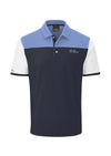 Adelaide Polo Shirt- Lavender-Navy / Small-Lavender-Navy / Medium-Lavender-Navy / Large-Lavender-Navy / X-Large-Lavender-Navy / XX-Large- Oscar Jacobson Golf