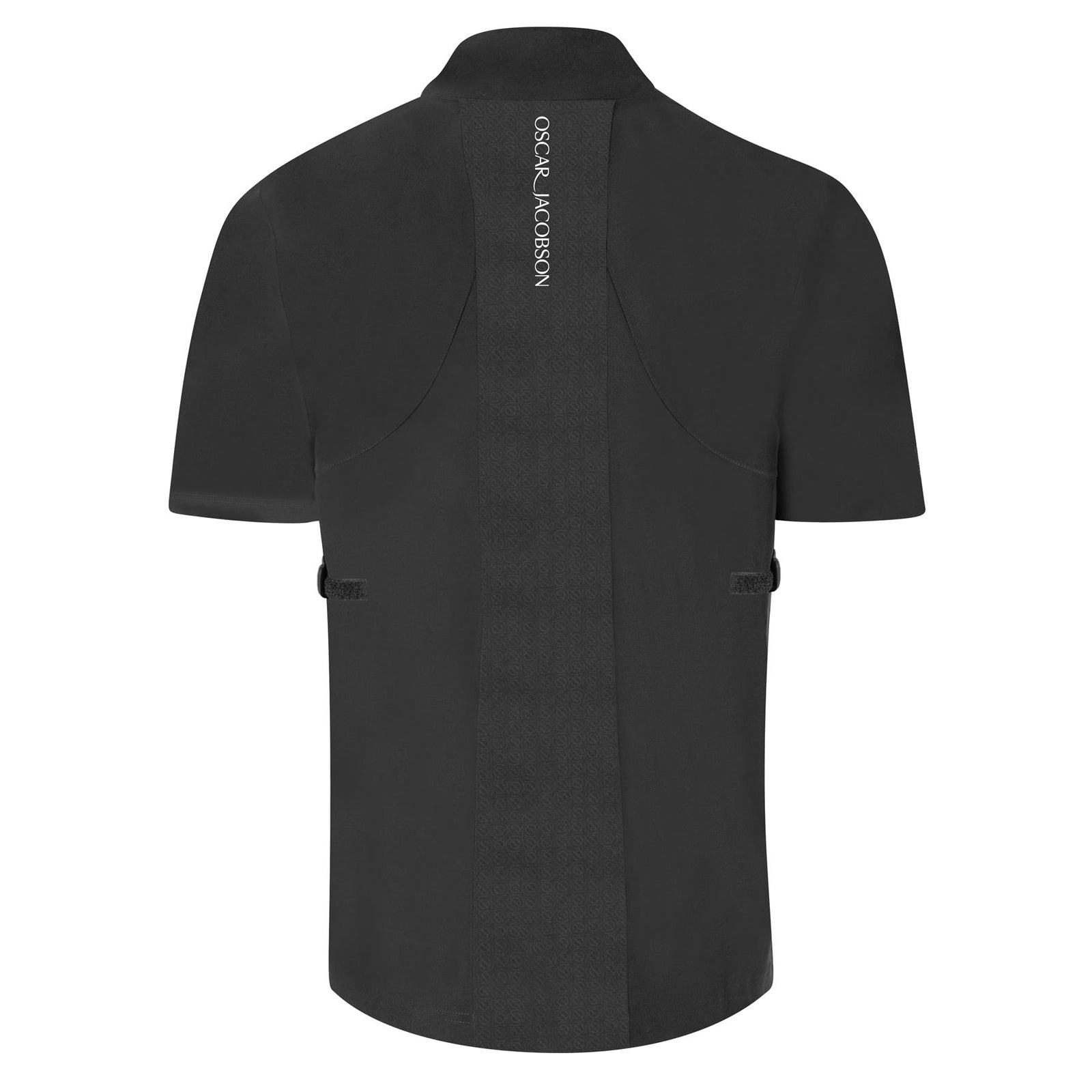 Arlington Short Sleeved Waterproof  - Black/Pewter / Small  - Oscar Jacobson Golf