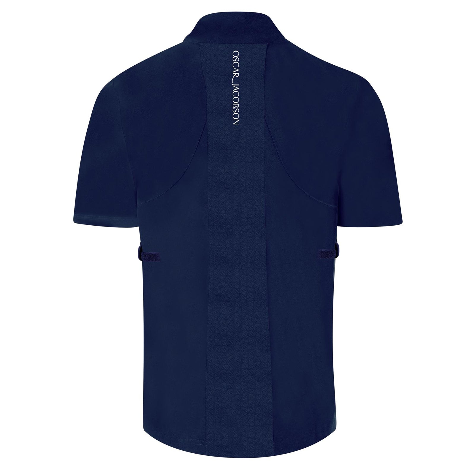 Arlington Short Sleeved Waterproof  - Black/Pewter / Small  - Oscar Jacobson Golf