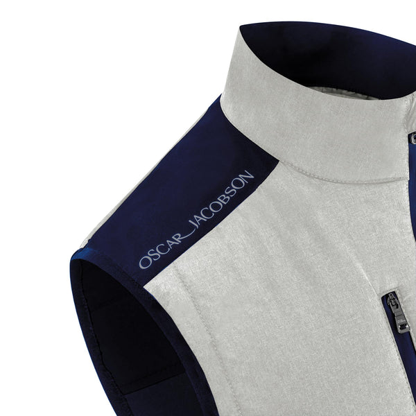 Baynes Padded Gilet- Aluminium / Small-Aluminium / Medium-Aluminium / Large-Aluminium / X-Large-Aluminium / XX-Large- Oscar Jacobson Golf