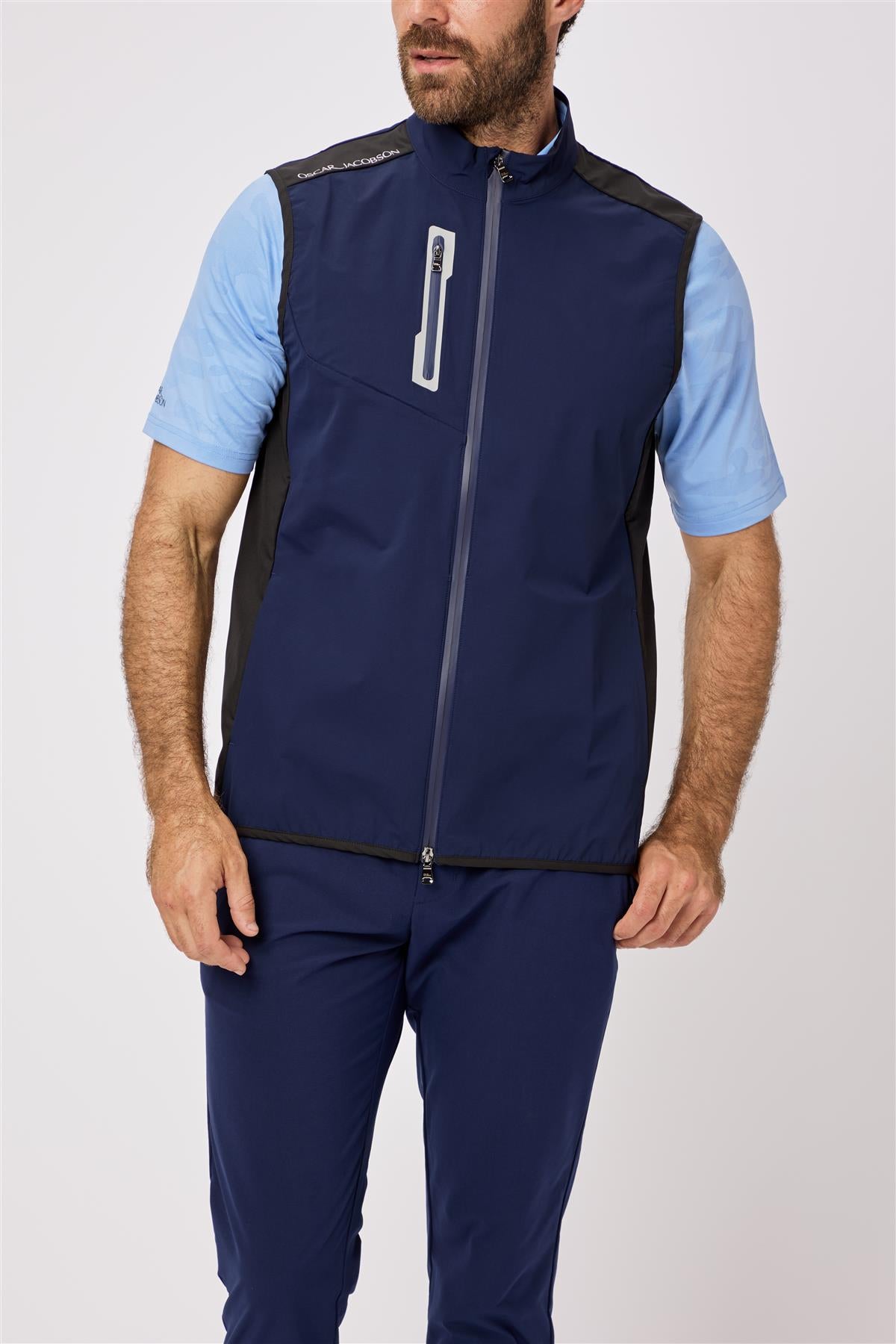 Beatty Gilet  - Navy / Small  - Oscar Jacobson Golf