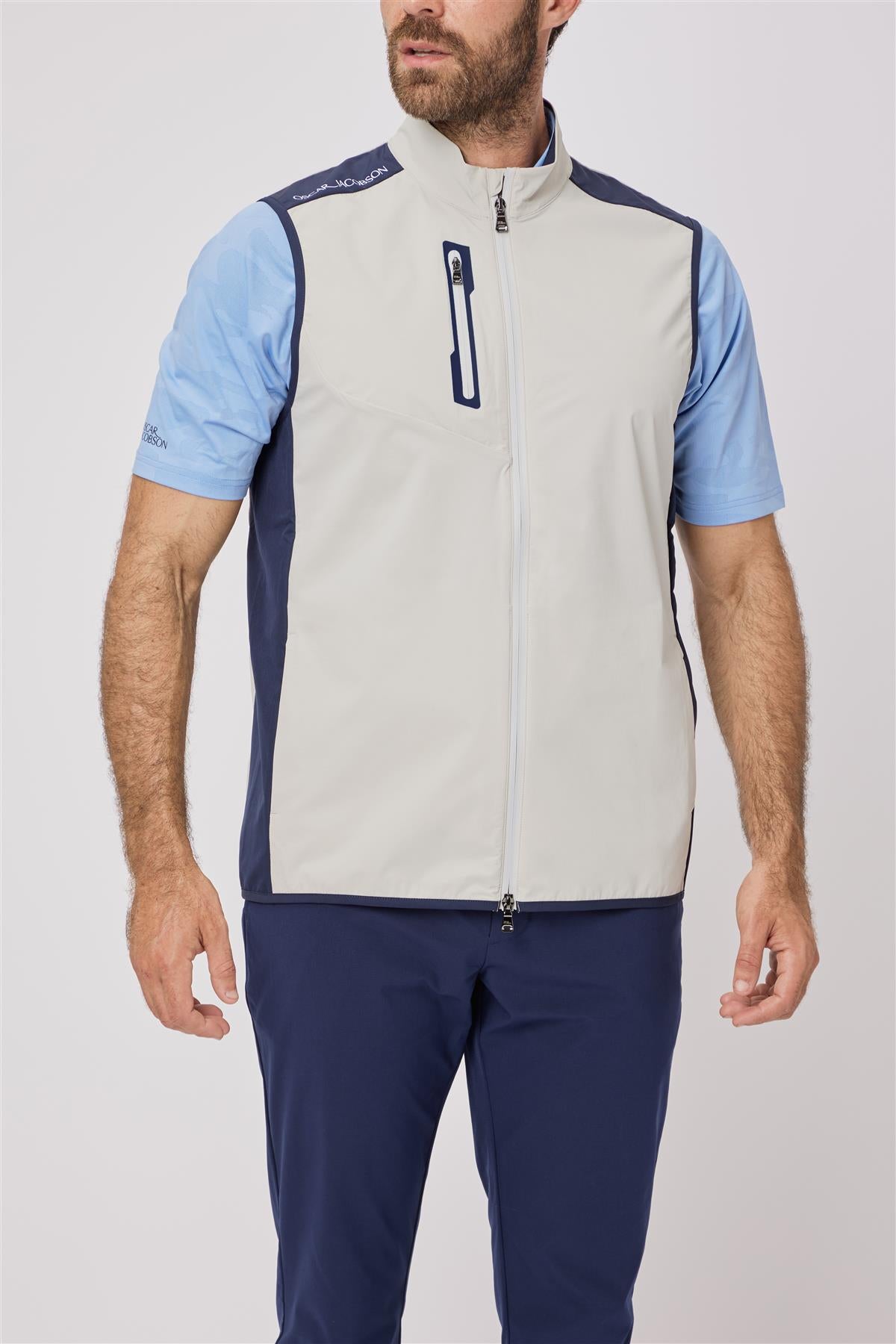 Beatty Gilet  - Navy / Small  - Oscar Jacobson Golf