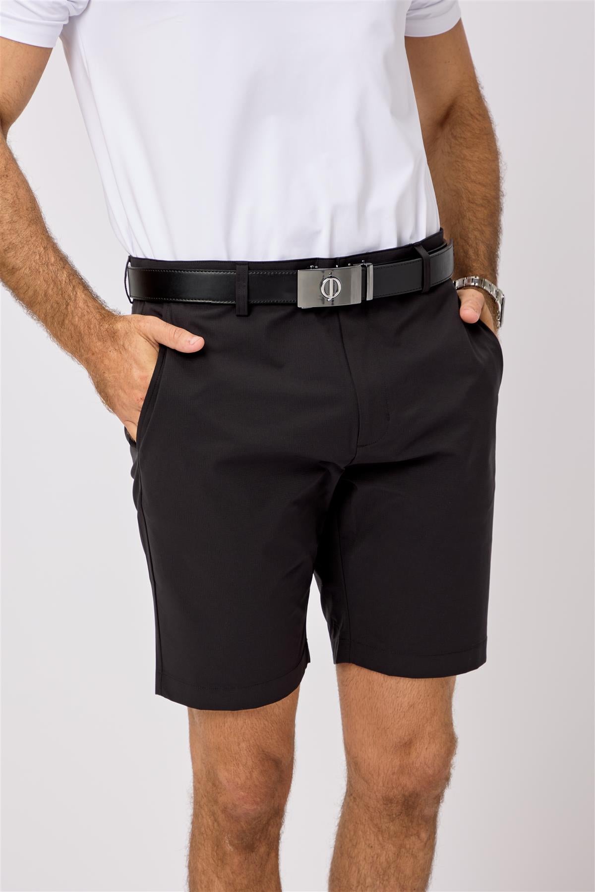 Bedford Tapered Shorts  - Black / W30  - Oscar Jacobson Golf