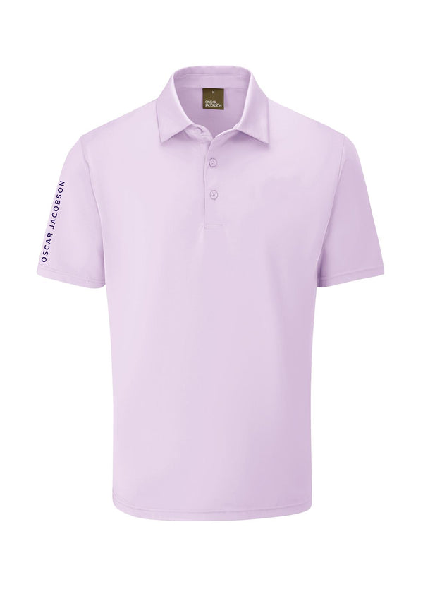 Bullock Polo Shirt- Lavender / Small-Lavender / Medium-Lavender / Large-Lavender / X-Large-Lavender / XX-Large- Oscar Jacobson Golf