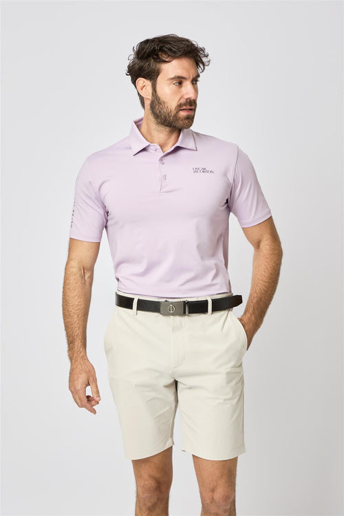 Bullock Tour Polo Shirt  - Lavender / Small  - Oscar Jacobson Golf