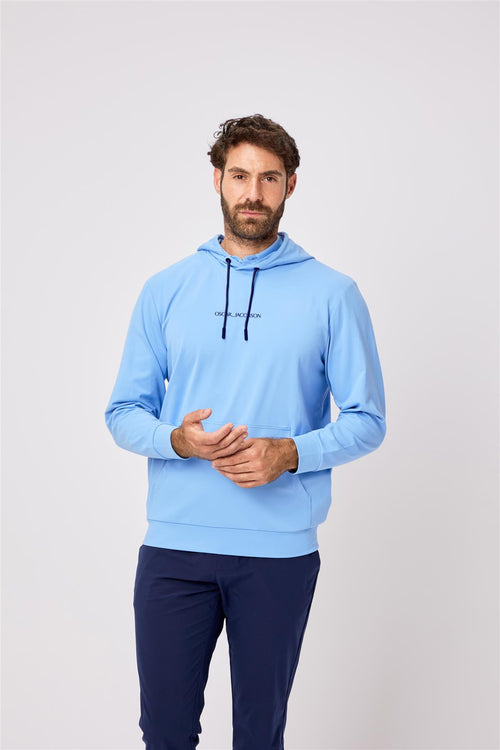 Denbigh Hoodie  - Dodger Blue / Small  - Oscar Jacobson Golf