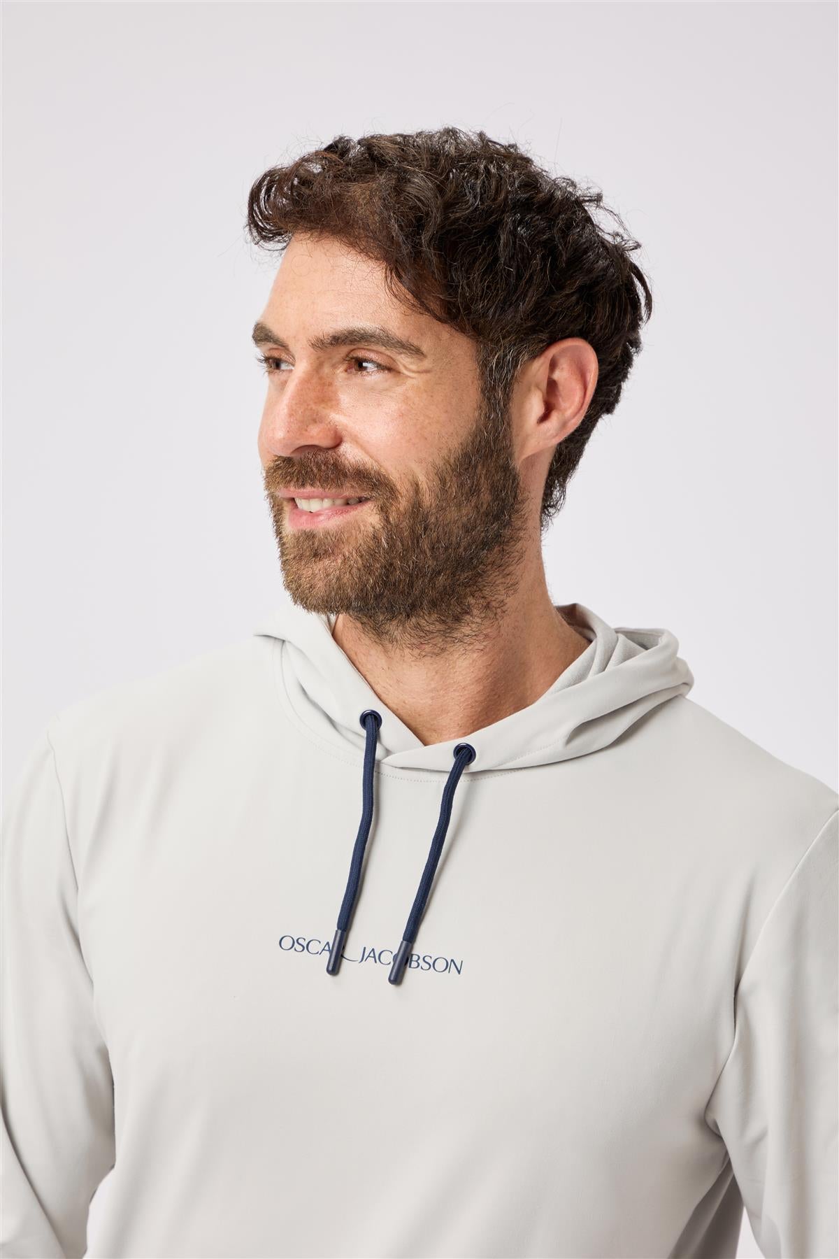 Denbigh Hoodie  - Aluminium / Small  - Oscar Jacobson Golf