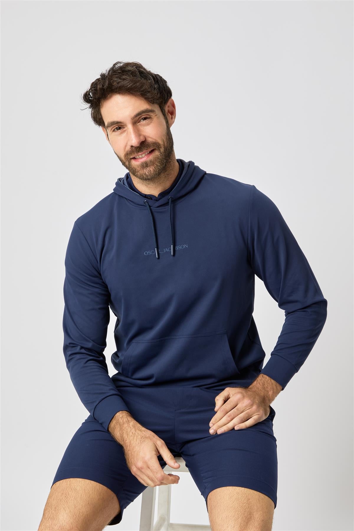 Denbigh Hoodie  - Dodger Blue / Small  - Oscar Jacobson Golf