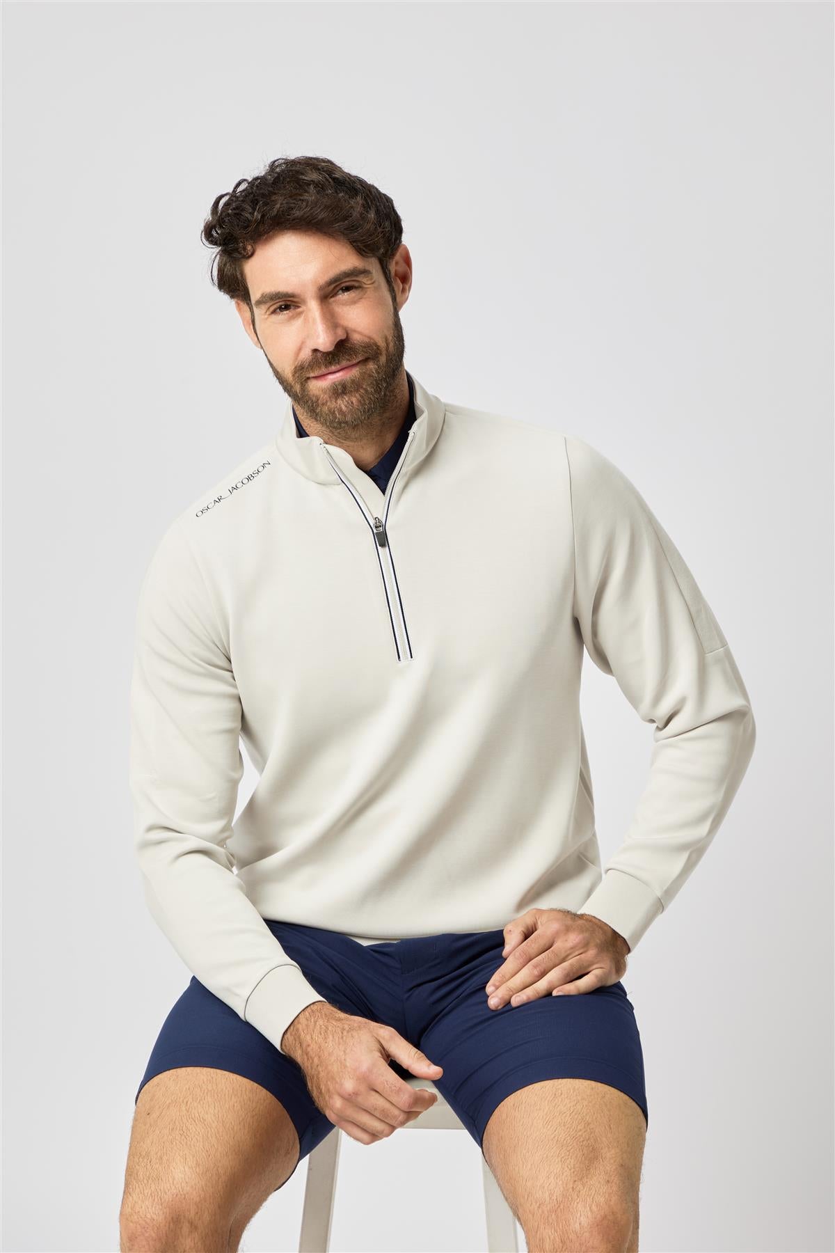 Drew Second Layer  - Aluminium / Small  - Oscar Jacobson Golf