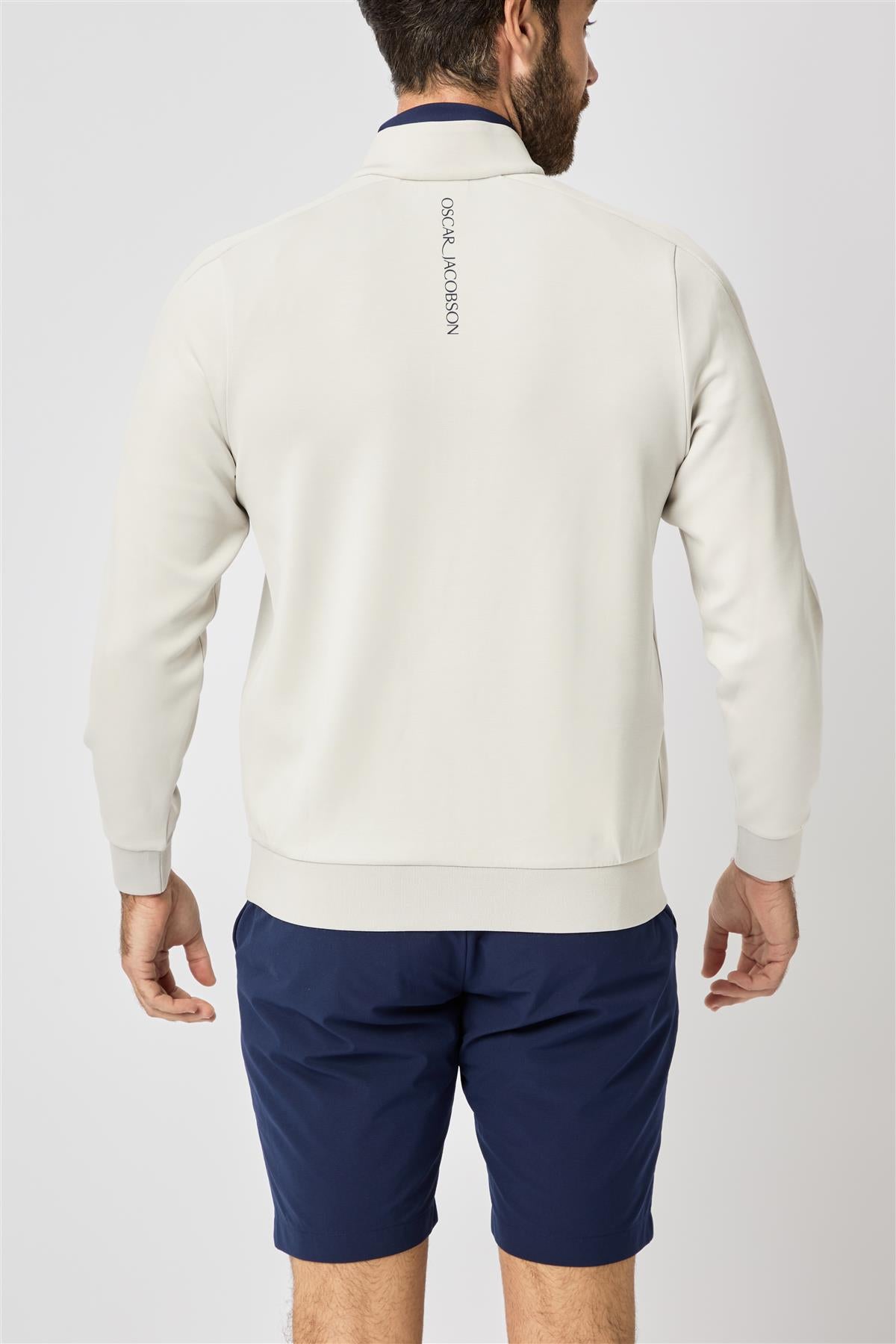Drew Second Layer  - Navy / Small  - Oscar Jacobson Golf