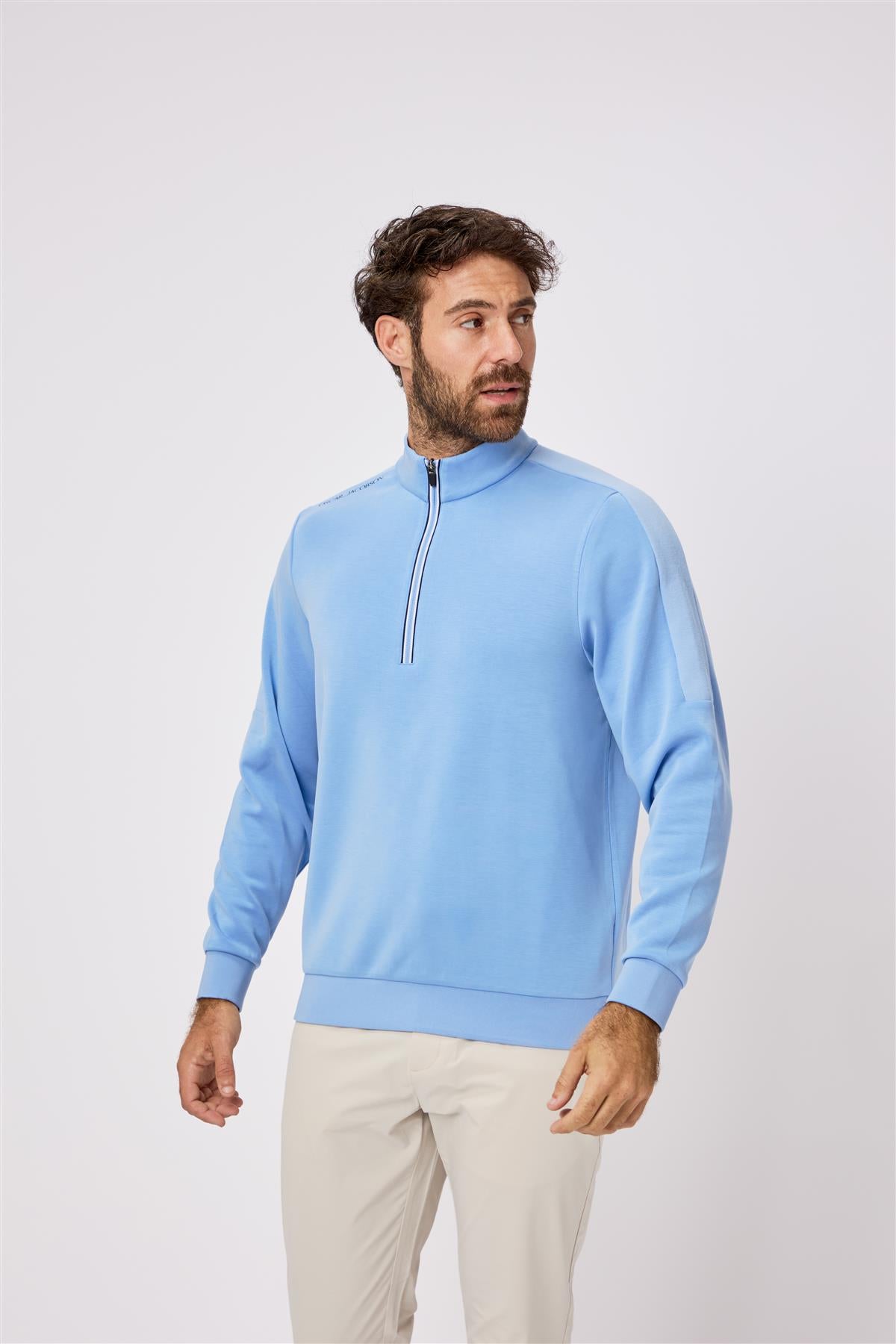 Drew Second Layer  - Navy / Small  - Oscar Jacobson Golf