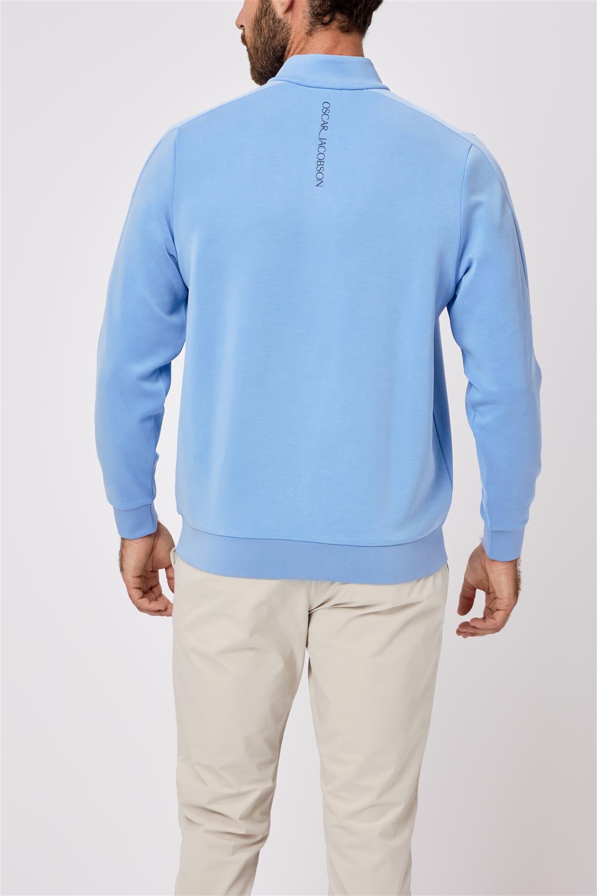 Drew Second Layer  - Navy / Small  - Oscar Jacobson Golf