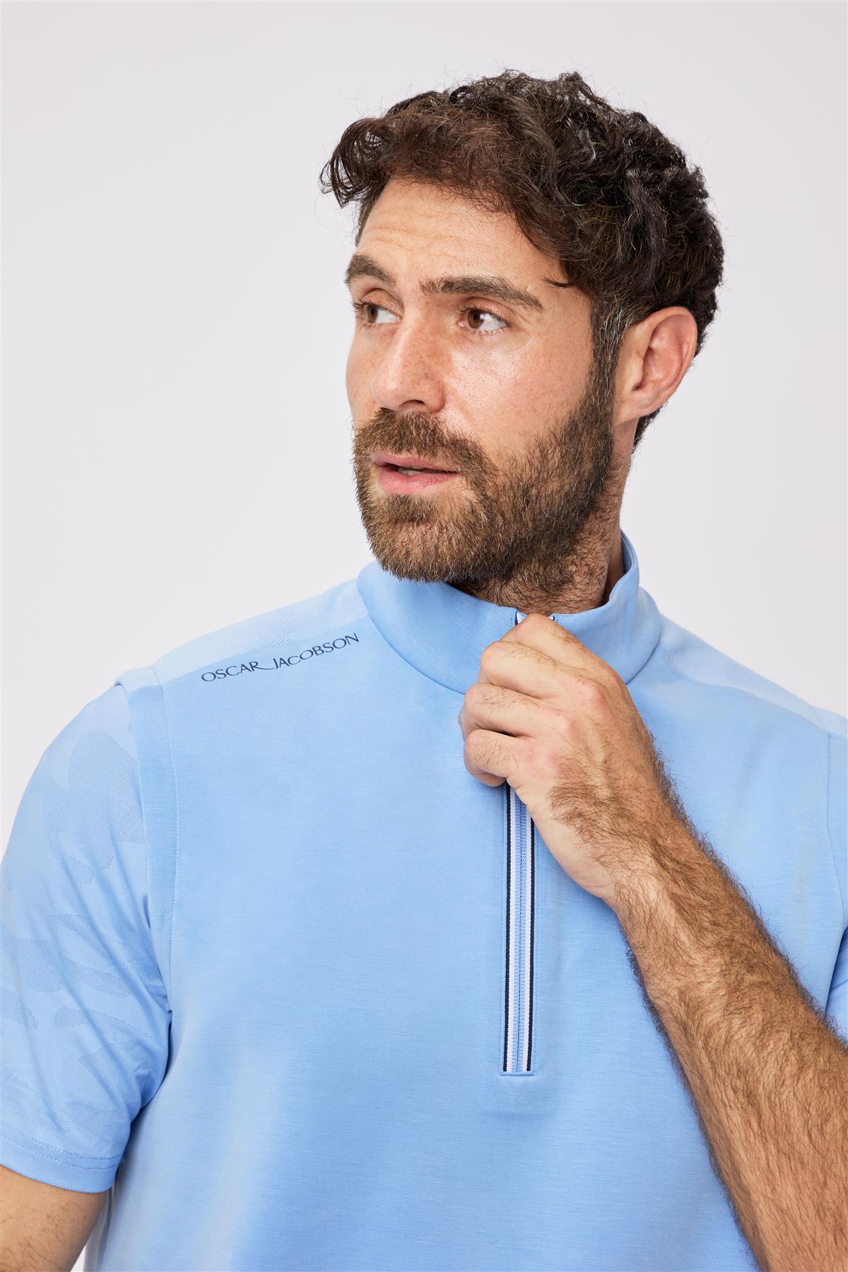 Drew Second Layer  - Dodger Blue / Small  - Oscar Jacobson Golf