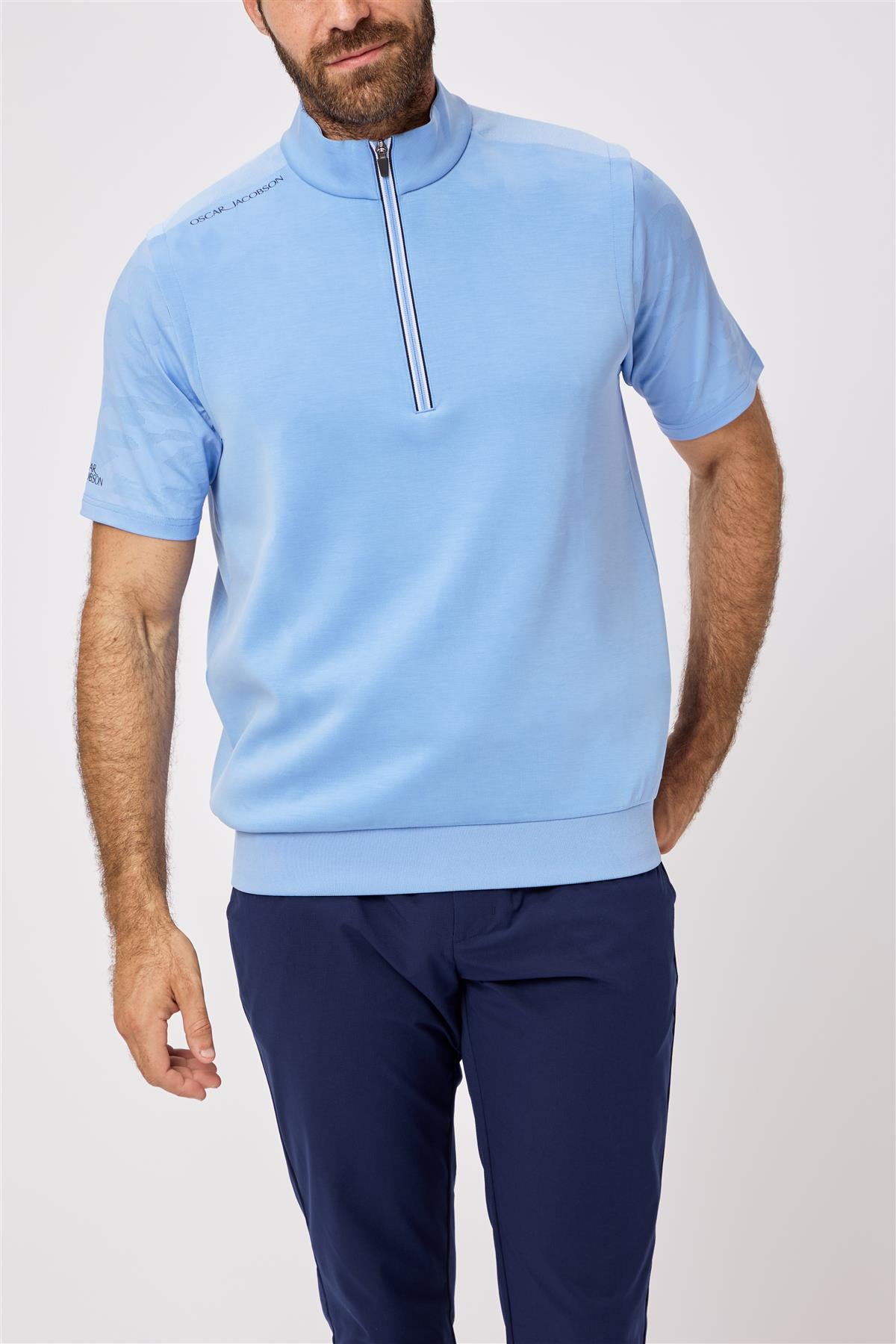 Drew Second Layer  - Dodger Blue / Small  - Oscar Jacobson Golf