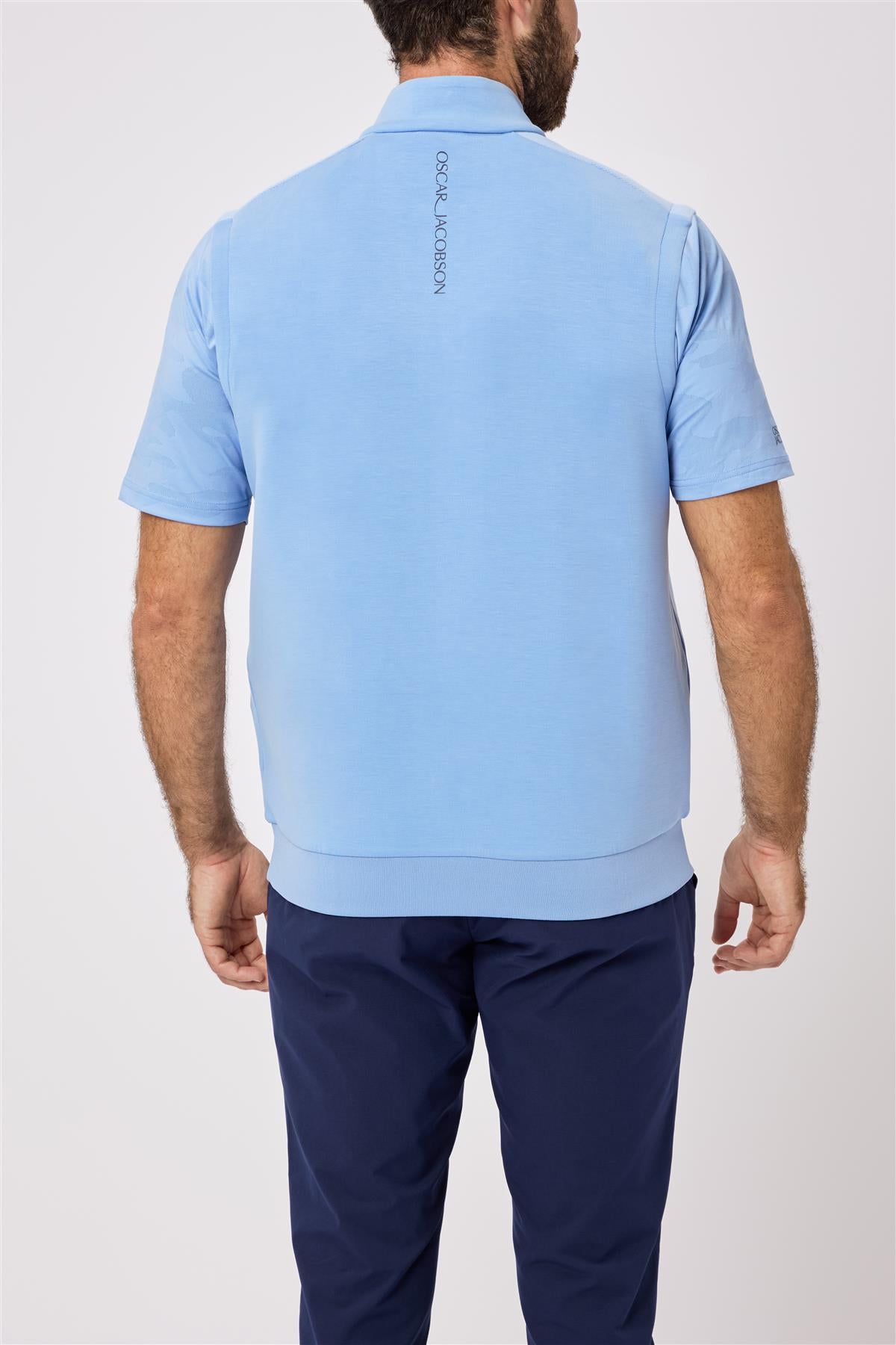 Drew Second Layer  - Dodger Blue / Small  - Oscar Jacobson Golf