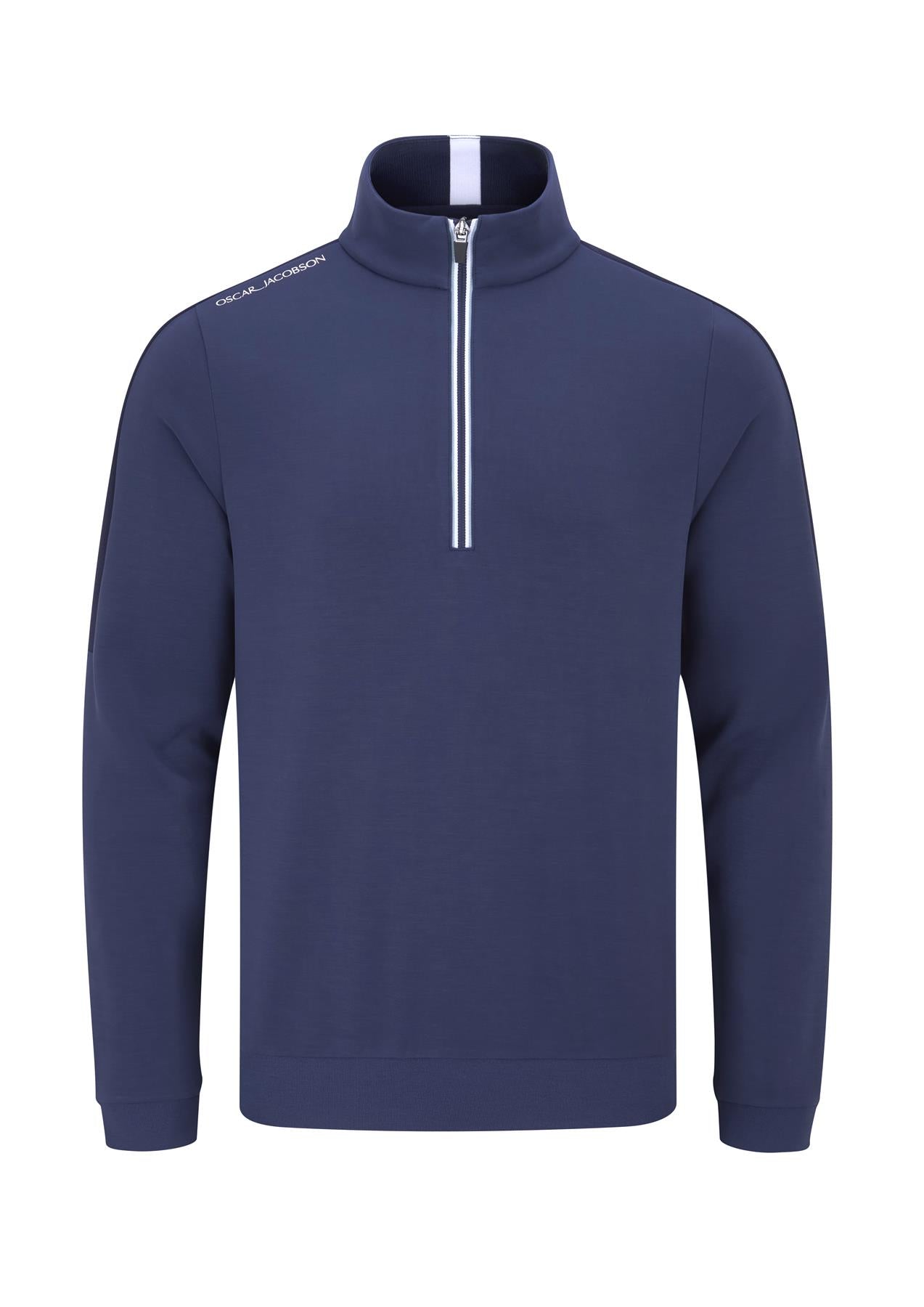 Drew Second Layer  - Navy / Small  - Oscar Jacobson Golf