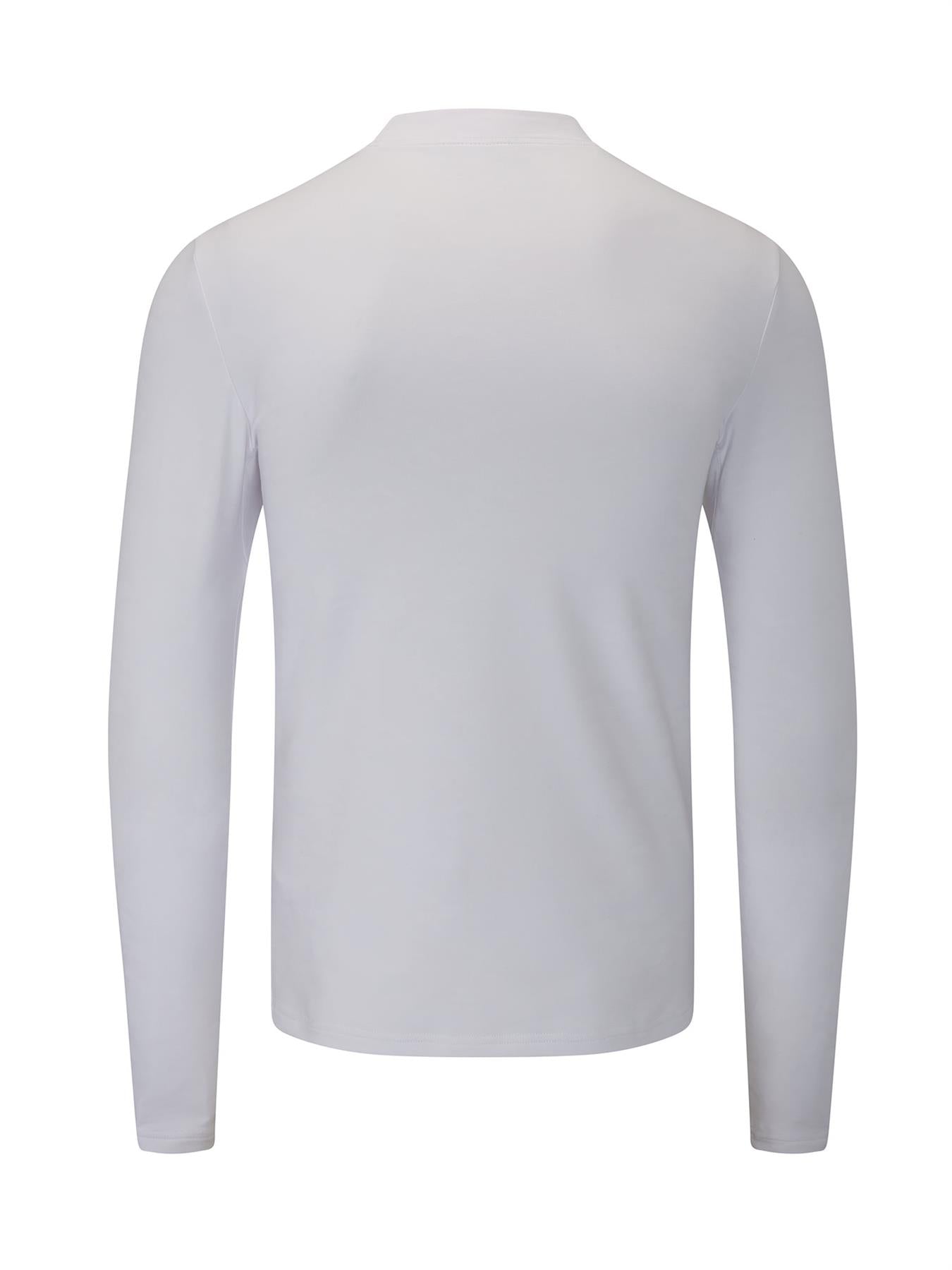 Hampton Debossed Camo Compression Base Layer  - White / Small  - Oscar Jacobson Golf