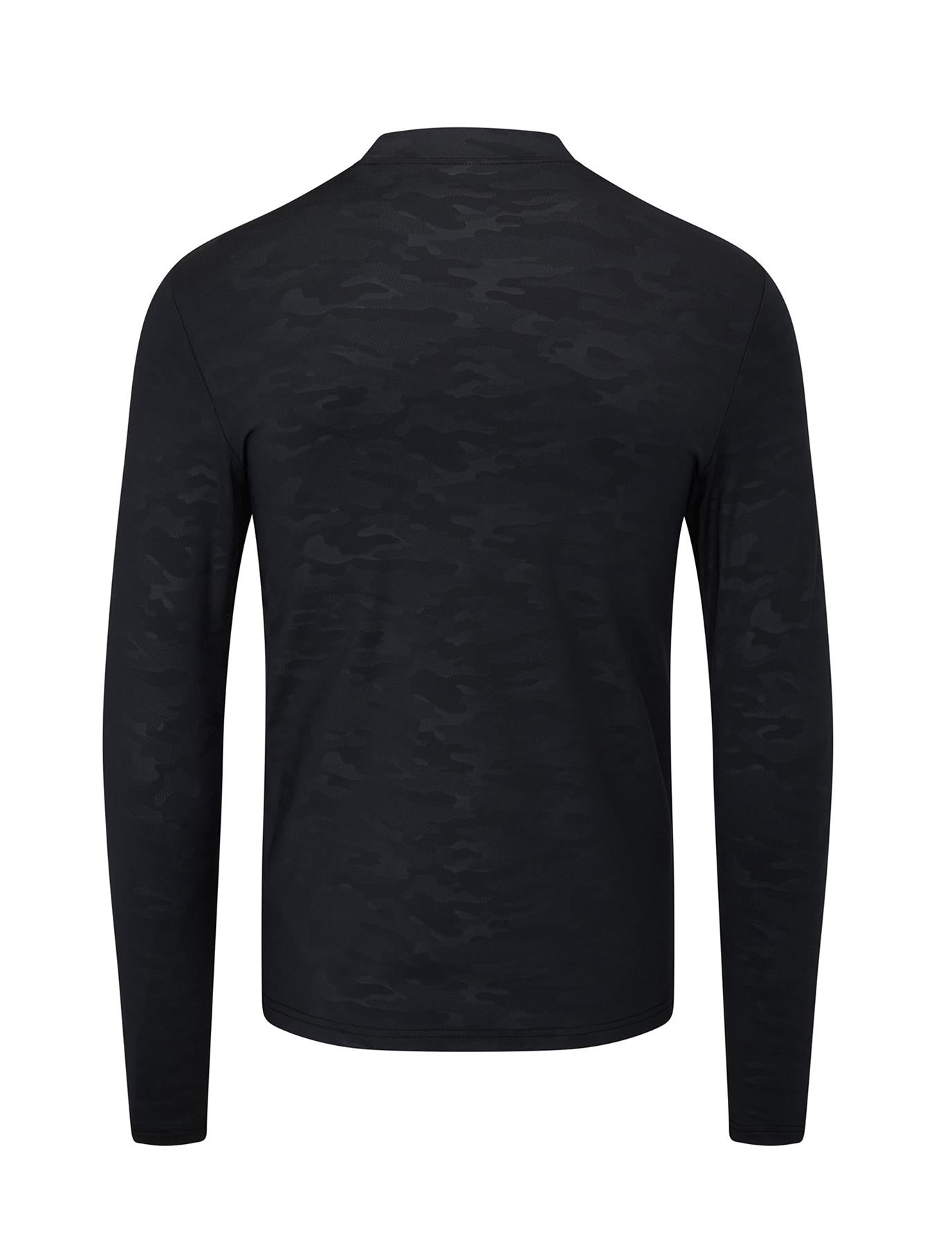 Hampton Debossed Camo Compression Base Layer  - White / Small  - Oscar Jacobson Golf
