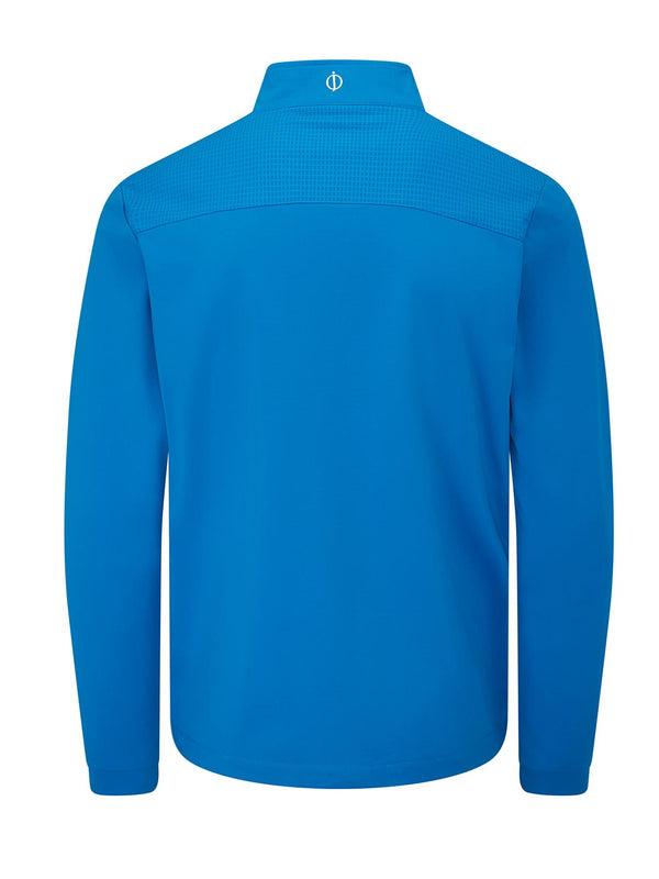 Hastings Quarter Zip Top- Black / Pewter / Small- Oscar Jacobson Golf