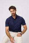 Herald Polo Shirt- Aluminium / Small-Aluminium / Medium-Aluminium / Large-Aluminium / X-Large-Aluminium / XX-Large- Oscar Jacobson Golf