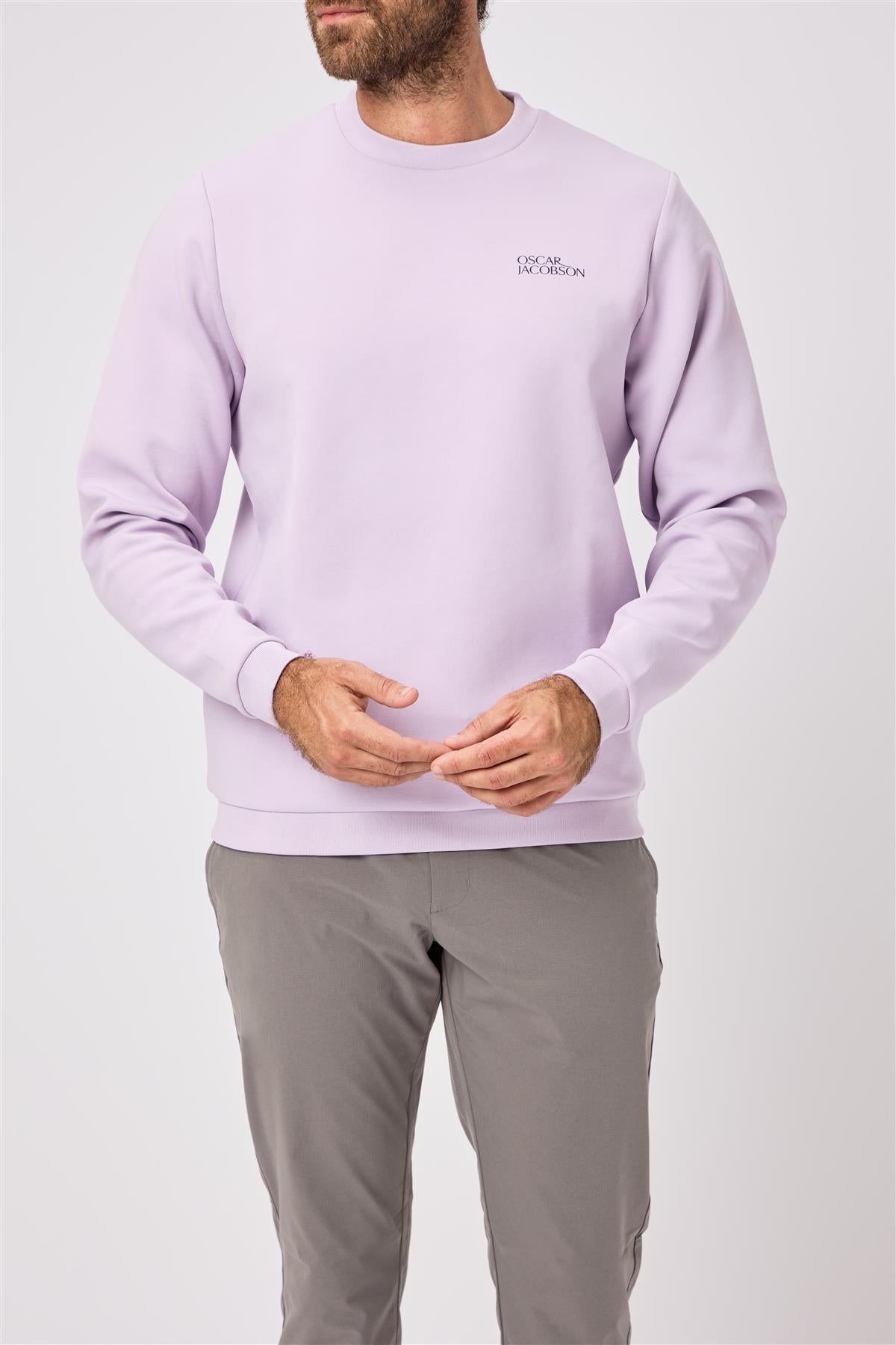 Johnstone Tour Pullover  - Lavender / Small  - Oscar Jacobson Golf