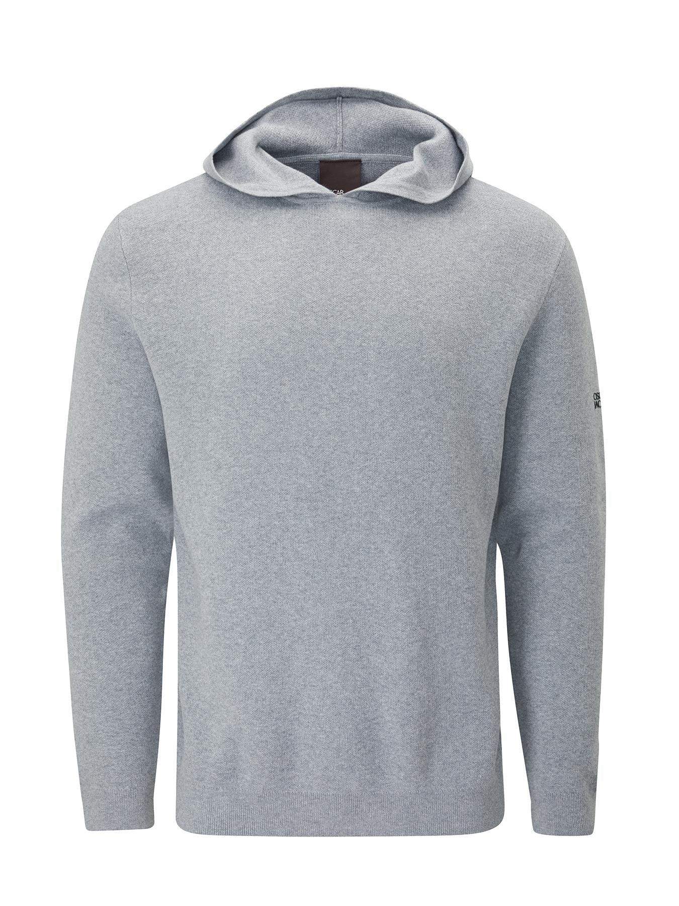 Kennedy Lightweight Knitted Hoodie  - Skyway / Small  - Oscar Jacobson Golf