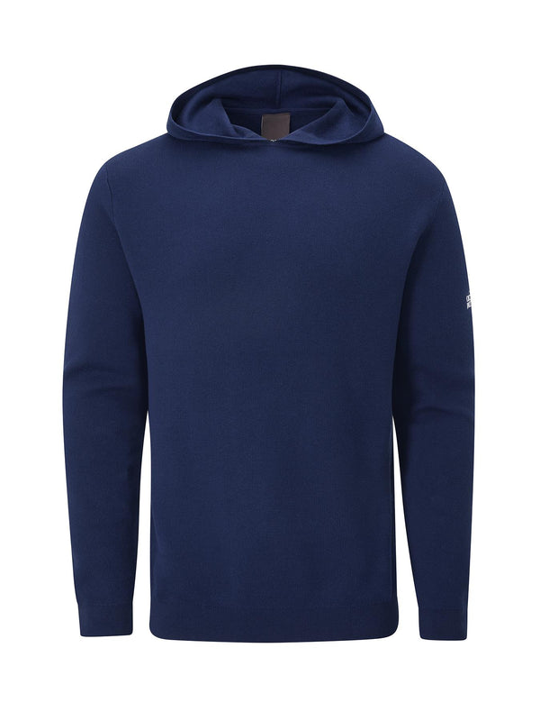 Kennedy Lightweight Knitted Hoodie- Skyway / Small-Skyway / Medium-Skyway / Large-Skyway / X-Large-Skyway / XX-Large- Oscar Jacobson Golf