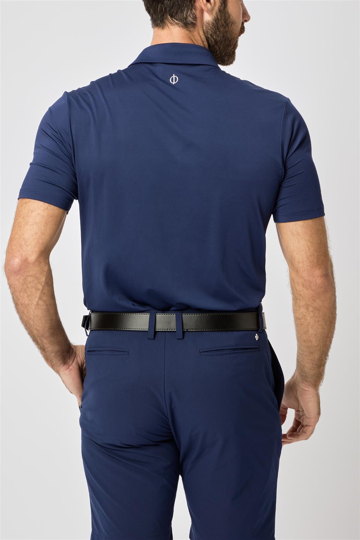 Kenson Polo Shirt  - Navy / Small  - Oscar Jacobson Golf